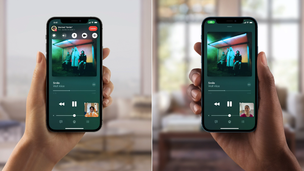 iOS 15: що нового? 3 apple shareplay in facetime music
