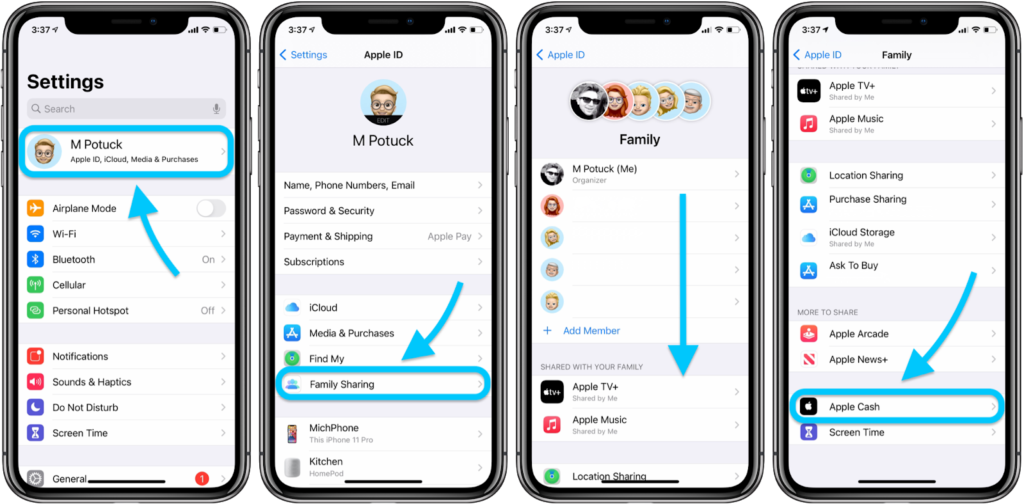 Apple Family Setup дозволяє використовувати Apple Watch без iPhone 4 how to set apple cash family walkthrough