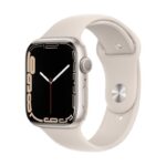Apple Watch Series 7 GPS 41mm Starlight Aluminum Case With Starlight Sport Band (MKMY3)