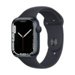Apple Watch Series 7 GPS 45mm Midnight Aluminum Case With Midnight Sport Band (MKN53)