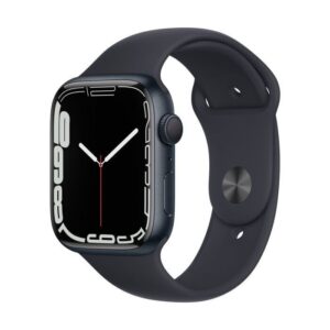 Apple Watch Series 7 GPS 45mm Midnight Aluminum Case With Midnight Sport Band (MKN53)