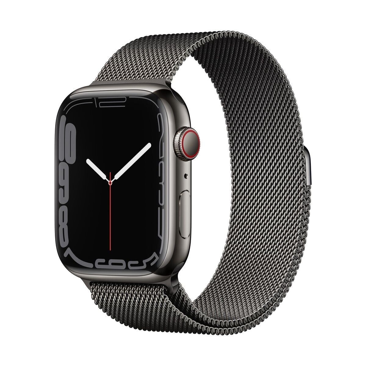 Apple Watch Series 7 GPS + Cellular, 41mm Graphite Stainless Steel Case with Milanese Loop Graphite (MKJ23) 1 Apple Watch Series 7 GPS + Cellular, 41mm Graphite Stainless Steel Case with Milanese Loop Graphite (MKJ23)