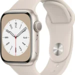 Apple Watch Series 8 GPS + Cellular 41mm Starlight Aluminum Case with Starlight Sport Band (MNHY3/MNV03)