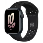Apple Watch Nike Series 8 GPS 41mm Midnight Aluminum Case w. Black/Black Nike S. Band (MPGN3)