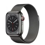 Apple Watch Series 8 GPS + Cellular 45mm Graphite S. Steel Case w. Milanese Loop Graphite (MNKW3/MNKX3)