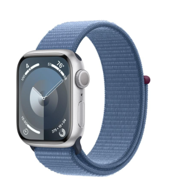 Apple Watch Series 9 GPS 41mm Silver Aluminum Case with Winter Blue Sport Loop (MR923) 1 Apple Watch Series 9 GPS 41mm Silver Aluminum Case with Winter Blue Sport Loop (MR923)