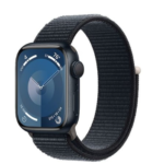 Apple Watch Series 9 GPS 45mm Midnight Aluminum Case with Midnight Sport Loop (MR9C3)