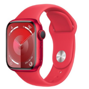 Apple Watch Series 9 GPS 45mm PRODUCT RED Aluminum Case with PRODUCT RED Sport Band - S/M (MRXJ3)