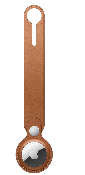 Чохол Apple AirTag Leather Loop Saddle Brown (MX4A2) — изображение 2