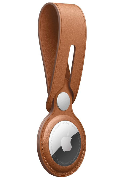 Чохол Apple AirTag Leather Loop Saddle Brown (MX4A2) — изображение 3