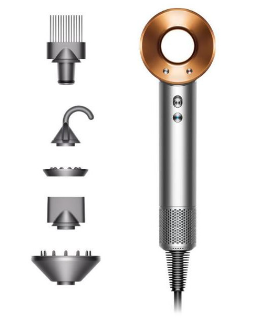 Фен Dyson HD07 Supersonic Nickel/Copper (389922-01)