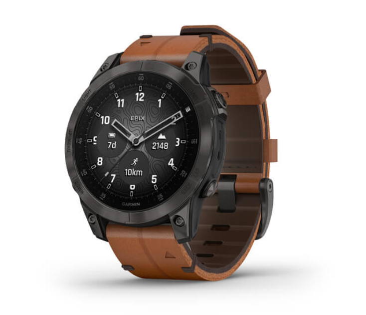 Смарт-годинник Garmin Epix (Gen 2) Sapphire - B. Titanium w. Chestnut L. Band (010-02582-30) 1 Смарт-годинник Garmin Epix (Gen 2) Sapphire - B. Titanium w. Chestnut L. Band (010-02582-30)