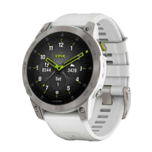 Смарт-годинник Garmin Epix (Gen 2) Sapphire - White Titanium (010-02582-20/21)