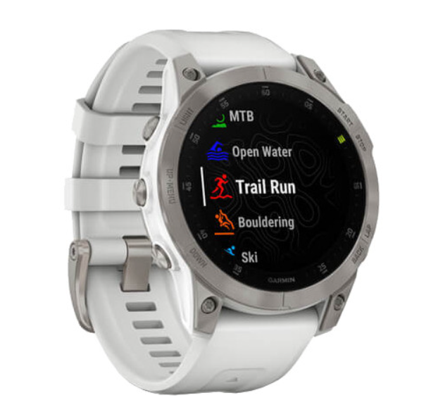 Смарт-годинник Garmin Epix (Gen 2) Sapphire - White Titanium (010-02582-20/21) — изображение 3