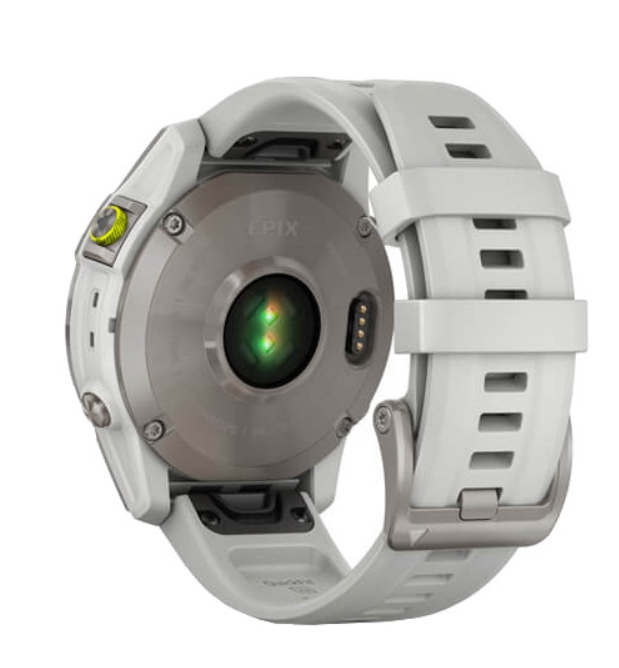 Смарт-годинник Garmin Epix (Gen 2) Sapphire - White Titanium (010-02582-20/21) 5 Смарт-годинник Garmin Epix (Gen 2) Sapphire - White Titanium (010-02582-20/21) - Зображення 5