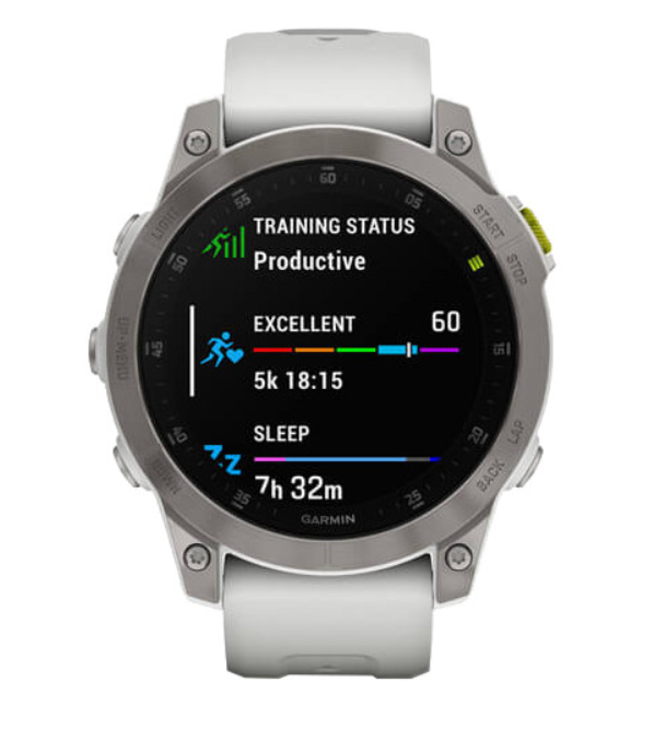 Смарт-годинник Garmin Epix (Gen 2) Sapphire - White Titanium (010-02582-20/21) — изображение 2