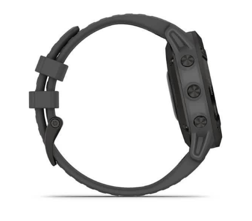 Смарт-годинник Garmin Fenix 6 Pro Solar Edition Black With Gray Band (010-02410-11/10) 3 Смарт-годинник Garmin Fenix 6 Pro Solar Edition Black With Gray Band (010-02410-11/10) — изображение 3