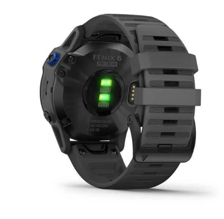 Смарт-годинник Garmin Fenix 6 Pro Solar Edition Black With Gray Band (010-02410-11/10) 2 Смарт-годинник Garmin Fenix 6 Pro Solar Edition Black With Gray Band (010-02410-11/10) — изображение 2
