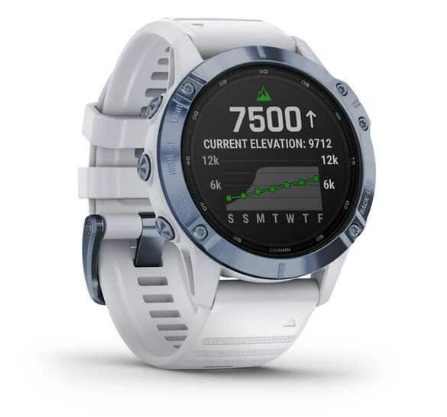 Смарт-годинник Garmin Fenix 6 Pro Solar Edition Mineral Blue with Whitestone Band (010-02410-19/18) 2 Смарт-годинник Garmin Fenix 6 Pro Solar Edition Mineral Blue with Whitestone Band (010-02410-19/18) - Зображення 2