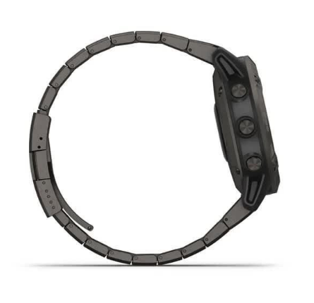 Смарт-годинник Garmin Fenix 6 Pro Solar Titanium Carbon Gray Dlc With Titanium Dlc Band (010-02410-23/22) 3 Смарт-годинник Garmin Fenix 6 Pro Solar Titanium Carbon Gray Dlc With Titanium Dlc Band (010-02410-23/22) — изображение 3