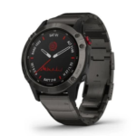 Смарт-годинник Garmin Fenix 6 Pro Solar Titanium Carbon Gray Dlc With Titanium Dlc Band (010-02410-23/22)