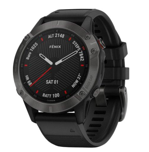 Смарт-годинник Garmin Fenix 6 Sapphire Сarbon Grey DLC with Black Band (010-02158-10/11) 1 Смарт-годинник Garmin Fenix 6 Sapphire Сarbon Grey DLC with Black Band (010-02158-10/11)