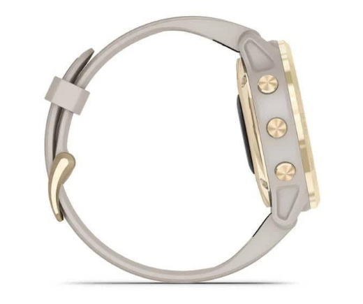 Смарт-годинник Garmin Fenix 6S Pro Solar Edition Light gold with light sand band (010-02409-11) — изображение 3