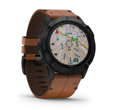 Смарт-годинник Garmin Fenix 6X Pro Sapphire Black DLC with Chestnut Leather Band (010-02157-14) 3 Смарт-годинник Garmin Fenix 6X Pro Sapphire Black DLC with Chestnut Leather Band (010-02157-14) - Зображення 3