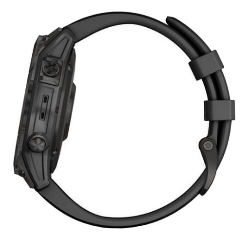 Смарт-годинник Garmin Fenix 7 Sapphire Solar Carbon Gray DLC Titanium with Black Band (010-02540-20/21) — изображение 3