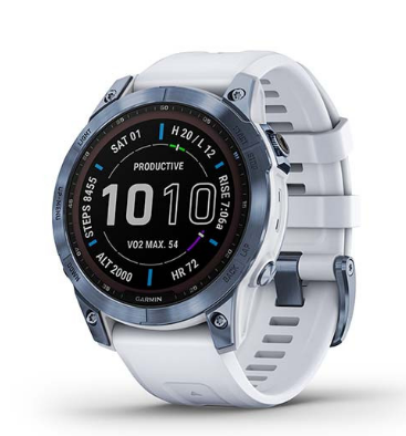 Смарт-годинник Garmin Fenix 7 Sapphire Solar Mineral Blue DLC Titanium with Whitestone Band (010-02540-24/25) 1 Смарт-годинник Garmin Fenix 7 Sapphire Solar Mineral Blue DLC Titanium with Whitestone Band (010-02540-24/25)