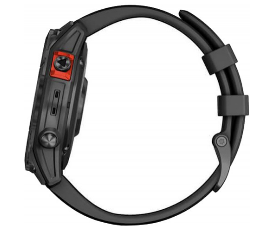 Смарт-годинник Garmin Fenix 7 Solar Slate Gray with Black Band (010-02540-10/11) 2 Смарт-годинник Garmin Fenix 7 Solar Slate Gray with Black Band (010-02540-10/11) — изображение 2