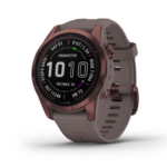 Смарт-годинник Garmin Fenix 7S Sapphire Solar Dark Bronze Titanium w. Shale G. Band (010-02539-28/29)