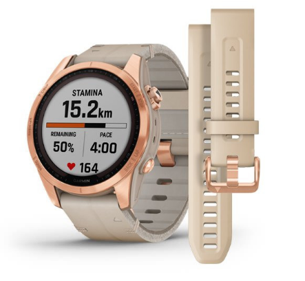 Смарт-годинник Garmin Fenix 7S Sapphire Solar Rose G. Titanium w. Limestone L. Band (010-02539-35) 1 Смарт-годинник Garmin Fenix 7S Sapphire Solar Rose G. Titanium w. Limestone L. Band (010-02539-35)