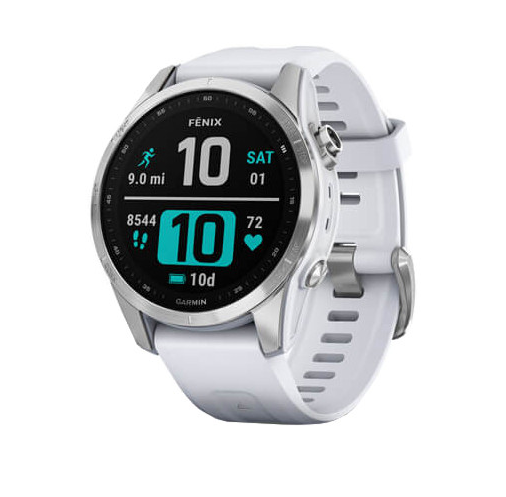 Смарт-годинник Garmin Fenix 7S Silver with Whitestone Band (010-02539-02/03) 1 Смарт-годинник Garmin Fenix 7S Silver with Whitestone Band (010-02539-02/03)