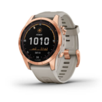 Смарт-годинник Garmin Fenix 7S Solar Rose Gold with Light Sand Band (010-02539-10/11)