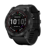 Смарт-годинник Garmin Fenix 7X Sapphire S. Black DLC Titanium w. Black Band (010-02541-22/23)