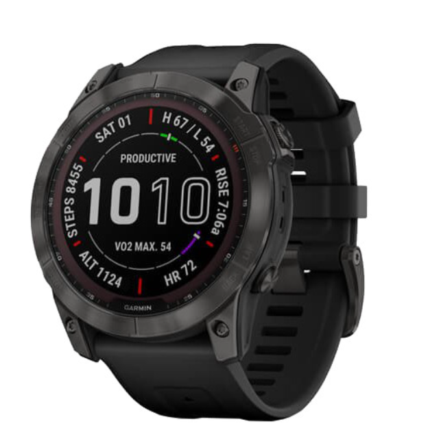 Смарт-годинник Garmin Fenix 7X Sapphire Solar Carbon Gray DLC Titanium with Black Band (010-02541-10/11) 1 Смарт-годинник Garmin Fenix 7X Sapphire Solar Carbon Gray DLC Titanium with Black Band (010-02541-10/11)