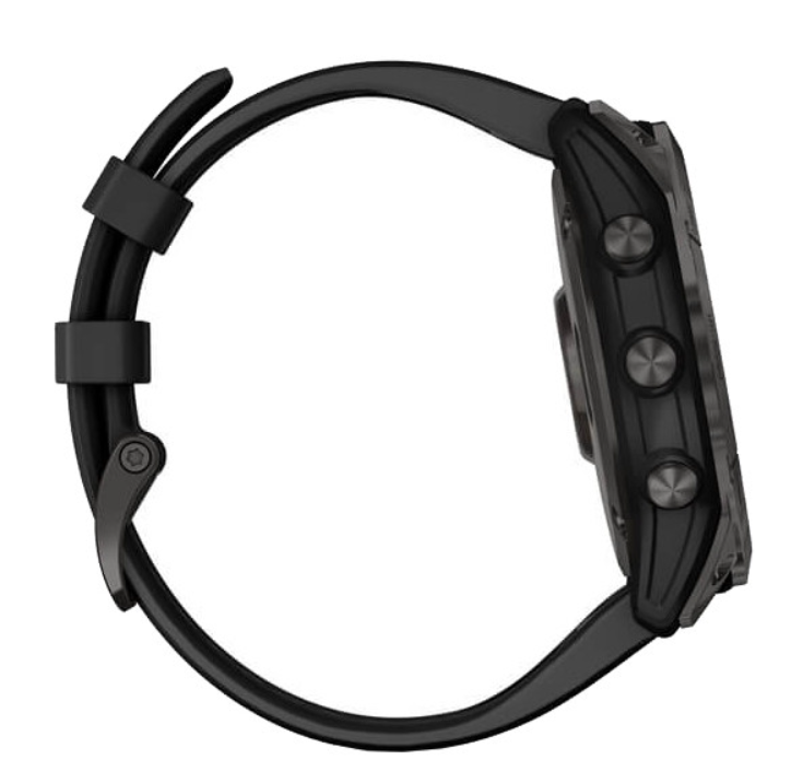 Смарт-годинник Garmin Fenix 7X Sapphire Solar Carbon Gray DLC Titanium with Black Band (010-02541-10/11) 3 Смарт-годинник Garmin Fenix 7X Sapphire Solar Carbon Gray DLC Titanium with Black Band (010-02541-10/11) — изображение 3