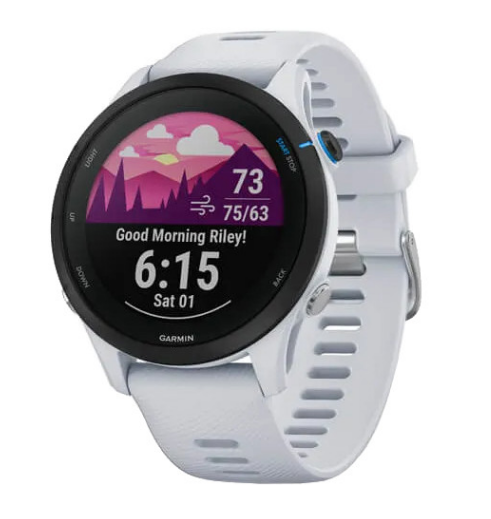 Смарт-годинник Garmin Forerunner 255 Music Whitestone (010-02641-21/31)