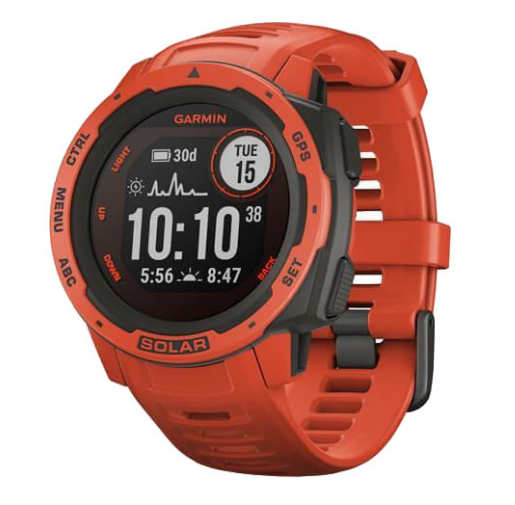 Смарт-годинник Garmin Instinct Solar Flame Red (010-02293-20) 1 Смарт-годинник Garmin Instinct Solar Flame Red (010-02293-20)