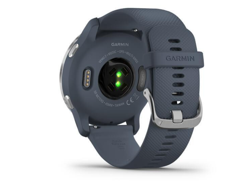 Смарт-годинник Garmin Venu 2 Silver Bezel with Granite Blue Case and Silicone Band (010-02430-10/00) - Зображення 5