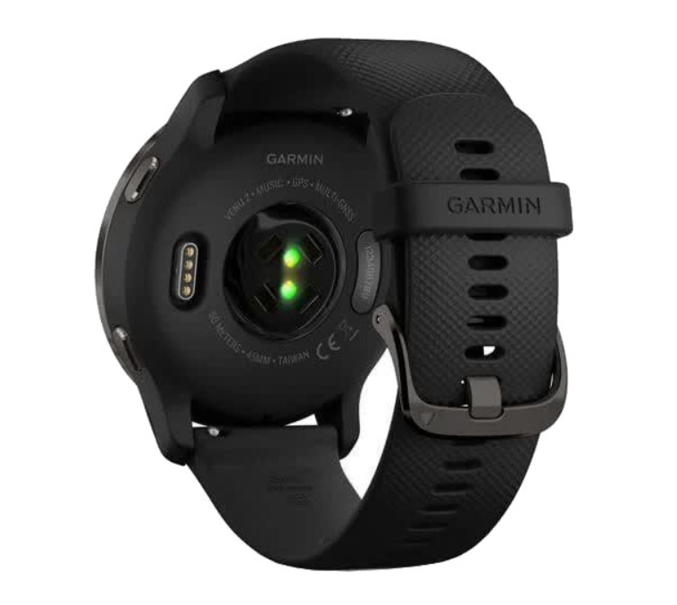 Смарт-годинник Garmin Venu 2 Slate Stainless Steel Bezel with Black Case and Silicone Band (010-02430-11/01) — изображение 5