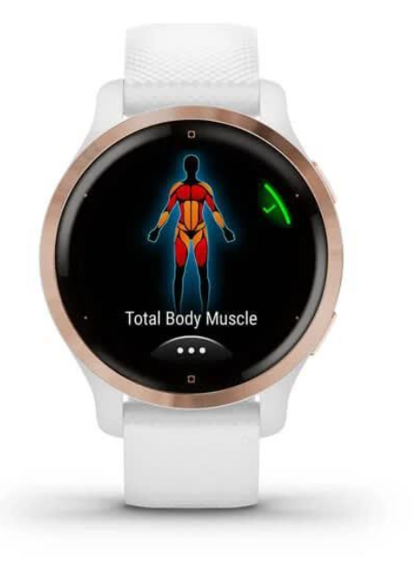 Смарт-годинник Garmin Venu 2S Rose Gold Bezel with White Case and Silicone Band (010-02429-13) - Зображення 5