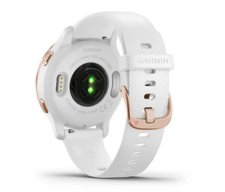 Смарт-годинник Garmin Venu 2S Rose Gold Bezel with White Case and Silicone Band (010-02429-13) - Зображення 6
