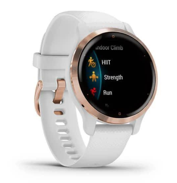Смарт-годинник Garmin Venu 2S Rose Gold Bezel with White Case and Silicone Band (010-02429-13) - Зображення 3