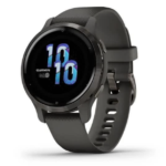 Смарт-годинник Garmin Venu 2S Slate Bezel with Graphite Case and Silicone Band (010-02429-10)