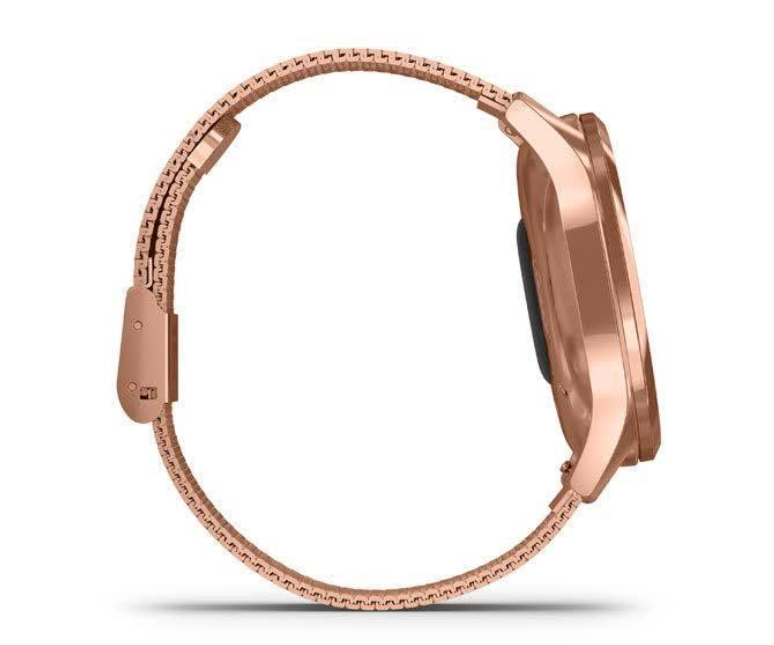 Смарт-годинник Garmin Vivomove Luxe 18K Rose Gold PVD Stainless Steel w. Rose Gold Milanese B. (010-02241-24) 4 Смарт-годинник Garmin Vivomove Luxe 18K Rose Gold PVD Stainless Steel w. Rose Gold Milanese B. (010-02241-24) — изображение 4