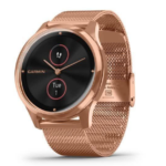Смарт-годинник Garmin Vivomove Luxe 18K Rose Gold PVD Stainless Steel w. Rose Gold Milanese B. (010-02241-24)
