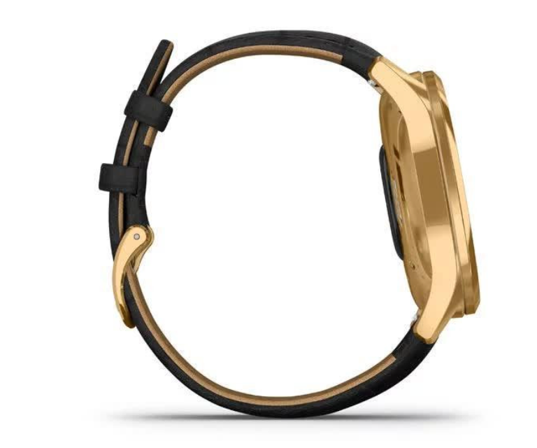 Смарт-годинник Garmin vivomove Luxe Pure Gold-Black Leather (010-02241-22) 4 Смарт-годинник Garmin vivomove Luxe Pure Gold-Black Leather (010-02241-22) — изображение 4