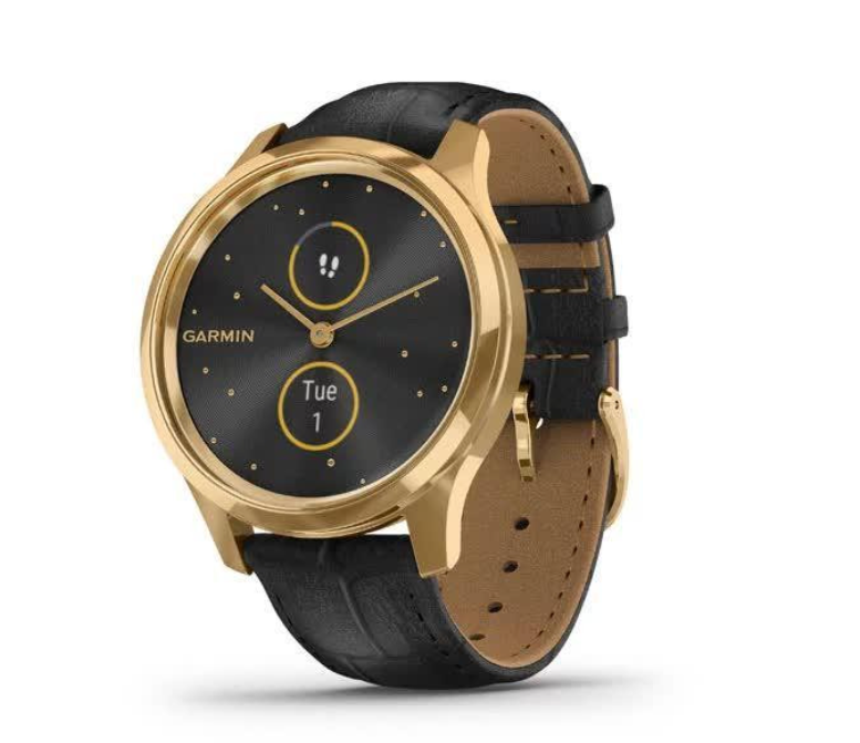 Смарт-годинник Garmin vivomove Luxe Pure Gold-Black Leather (010-02241-22) 1 Смарт-годинник Garmin vivomove Luxe Pure Gold-Black Leather (010-02241-22)